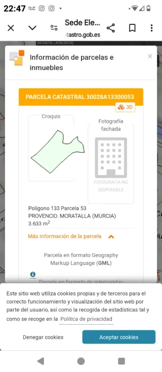Terreno en venta en Moratalla murcia