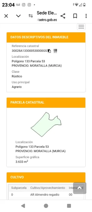 Terreno en venta en Moratalla murcia