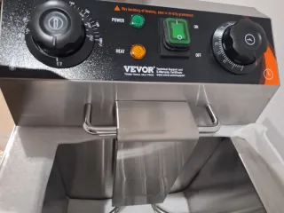 Freidora  de aceite electrica 3000W con grifo