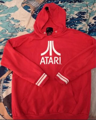 Sudadera con capucha Atari Roja