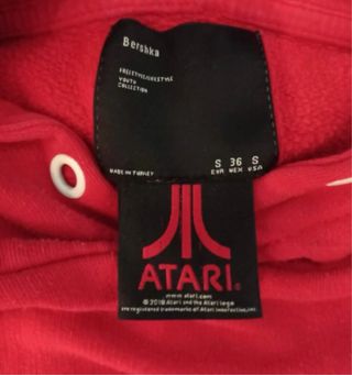 Sudadera con capucha Atari Roja
