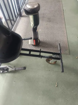 Hoverboard Nilox Negro y Verde con silla