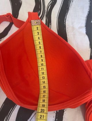 2 Tops Bikini Calzedonia Naranja y Rojo