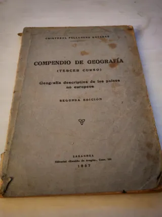 Libro. Compendio de Geografía. Tercer curso.