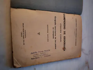 Libro. Compendio de Geografía. Tercer curso.
