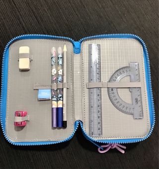 Estuche escolar Stitch Hawaii Disney Safta 37 piez