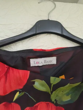 Vestido largo estampado floral