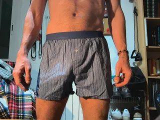 Boxer Enrico Mori Rayas Grises