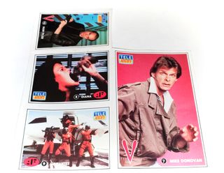 LOTE SERIE V PEGATINAS ADHESIVOS TELE INDISCRETA