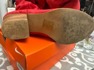 Botas altas tacón rojas