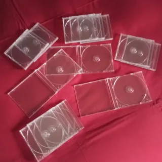 50 scatole CD vuote in lotto