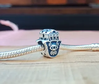 Charm | Mano de Fátima Ojo Turco Azul