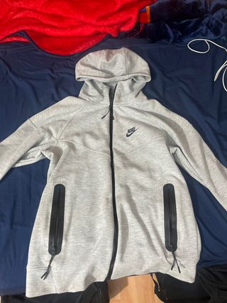 Sudadera Nike Tech Gris Hombre