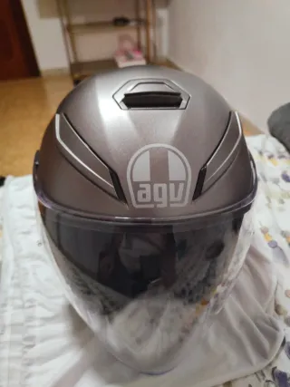 Casco AGV K5 Jet plateado