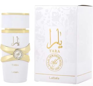 Perfume Lattafa Yara Blanco y Dorado 100ml