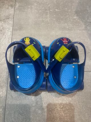 Patines Ajustables Infantiles Azul y Verde
