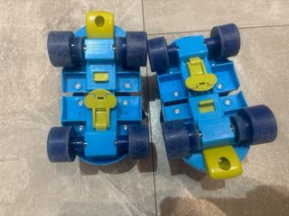 Patines Ajustables Infantiles Azul y Verde