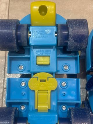 Patines Ajustables Infantiles Azul y Verde