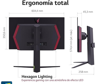 MONITOR LG 27GR95QE B 27 OLED QHD 240Hz
