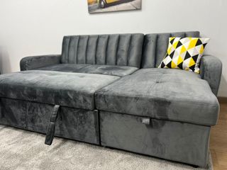 Sofá Cama RIO - Chaise Longue Reversible con Almacenamiento