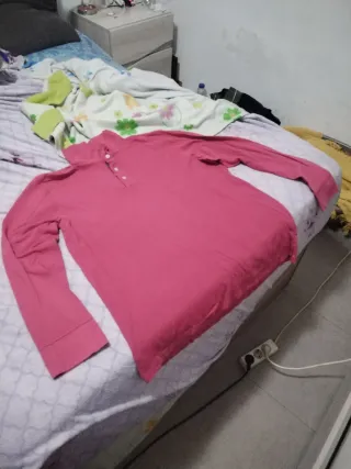 Polo hombre rosa
