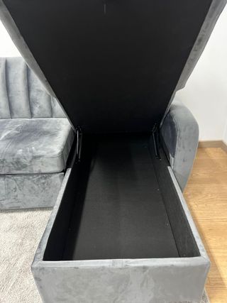 Sofá Cama RIO - Chaise Longue Reversible con Almacenamiento