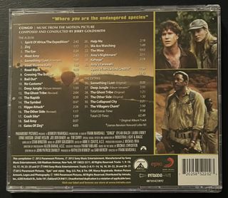 CD Congo Jerry Goldsmith CD - Intrada extended