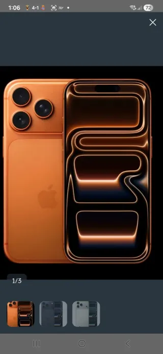 iPhone 17 Naranja