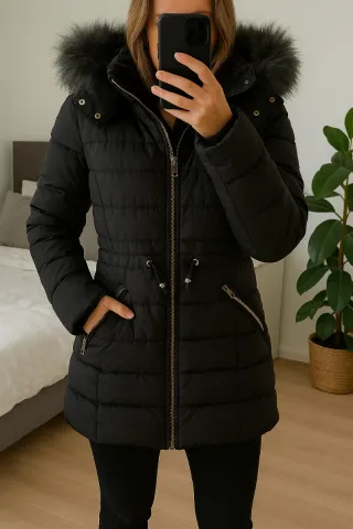 Plumífero acolchado Zara mujer