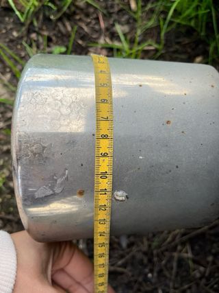 Ponteira de escape cromada em inox