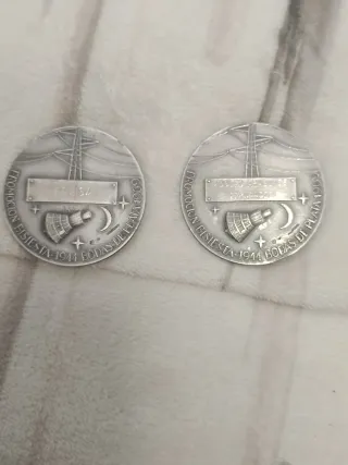 2 Medallas Ingenieros Caminos Canales y Puertos