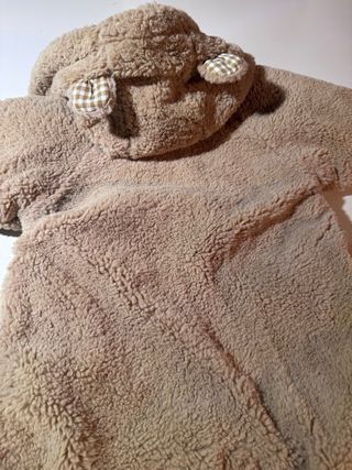 Tuta neonato orsetto con cappuccio