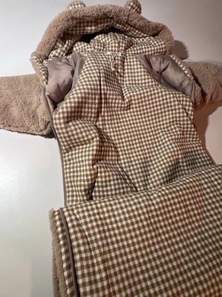 Tuta neonato orsetto con cappuccio