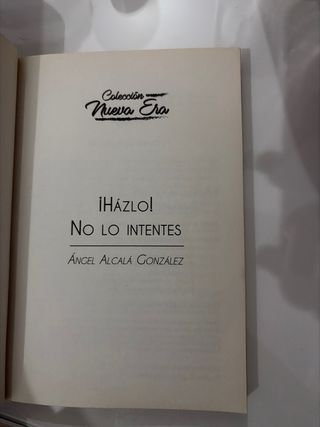 ¡Hazlo! No lo intentes