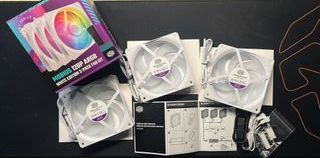 Kit 3 Ventoinhas Cooler Master Mobius 120P ARGB