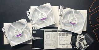 Kit 3 Ventoinhas Cooler Master Mobius 120P ARGB