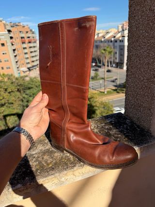 Botas camperas piel becerro