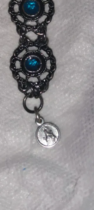 Pulsera Plata 925 con piedras verdes