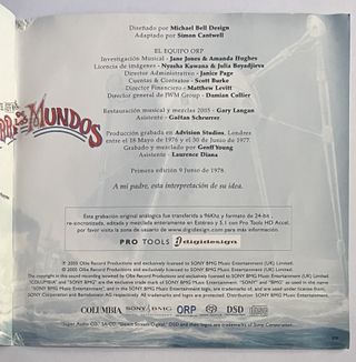 La Guerra de los Mundos 2CD Jeff Wayne Español