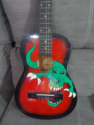 Guitarra Acústica Infantil Dinosaurio