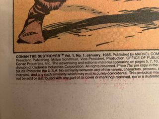 Cómic Conan el Destructor firmado por Olivia D'Abo