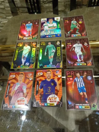 Adrenalyn XL La liga 2026. Lote de 152 cartas.