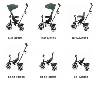 Triciclo evolutivo Kinderkraft azul