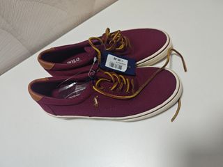 Zapatillas Polo Ralph Lauren Lona Burdeos