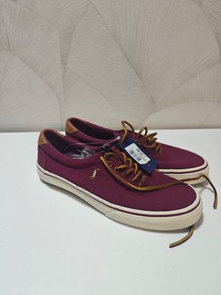 Zapatillas Polo Ralph Lauren Lona Burdeos