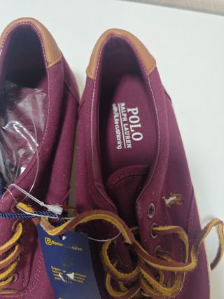 Zapatillas Polo Ralph Lauren Lona Burdeos