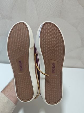 Zapatillas Polo Ralph Lauren Lona Burdeos