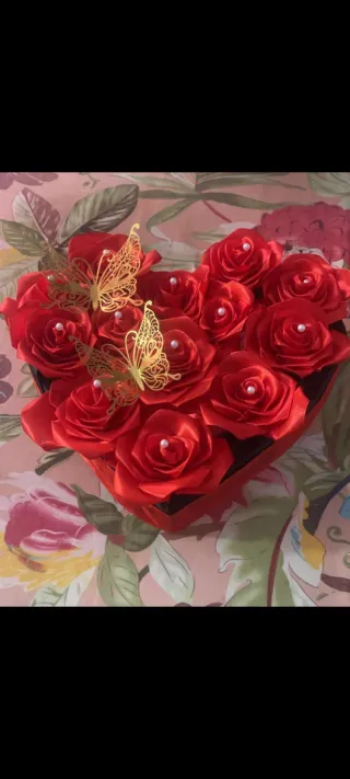 Ramo de flores de tela