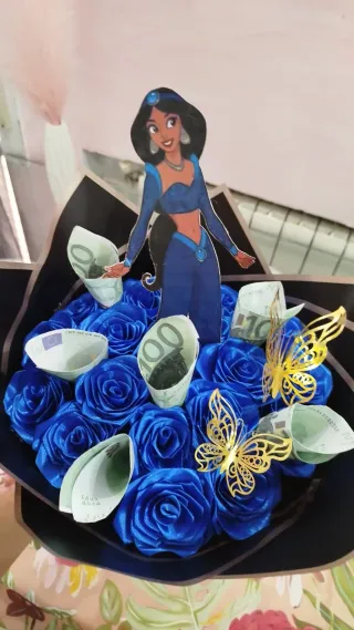 Ramo de flores de tela