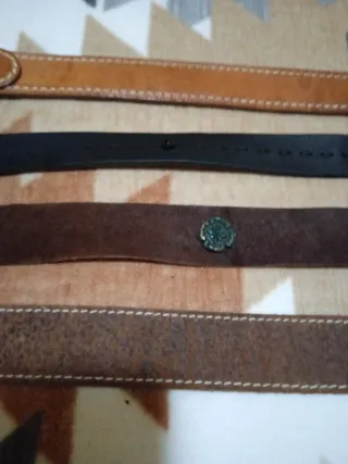 4 cinturones de piel Miguel Bellido